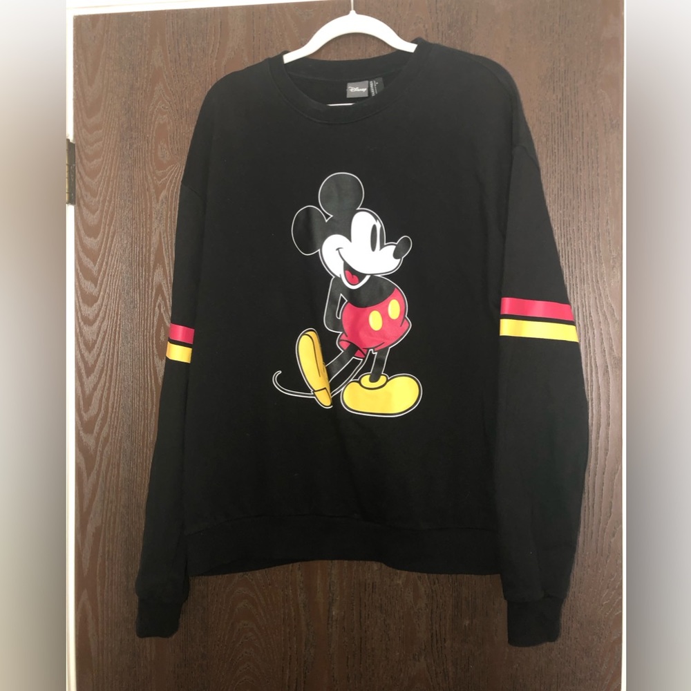 Disney Black Long Sleeve Graphic Hoodie